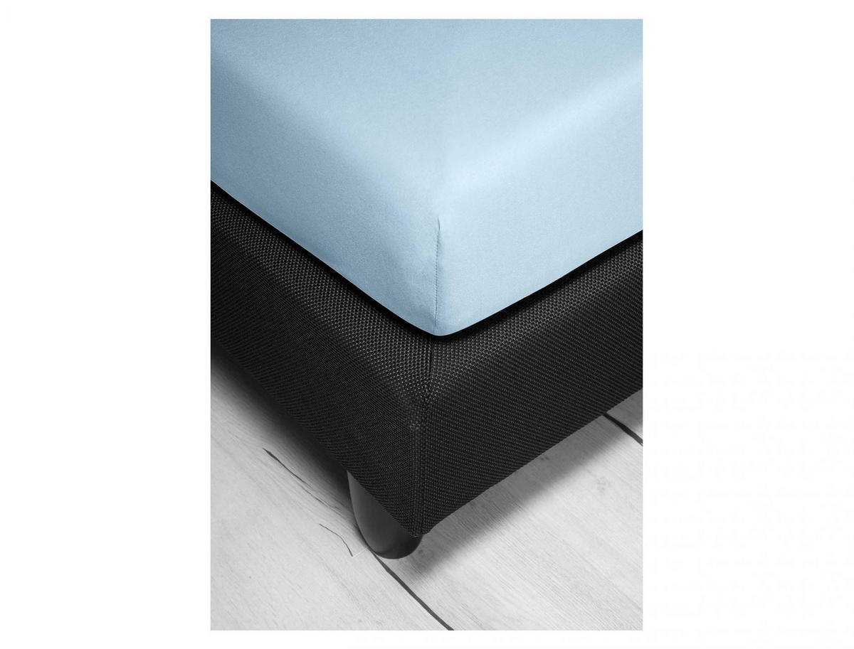 SPANNBETTTUCH ORION 0009 - Blau, Textil (150/200cm) - Irisette