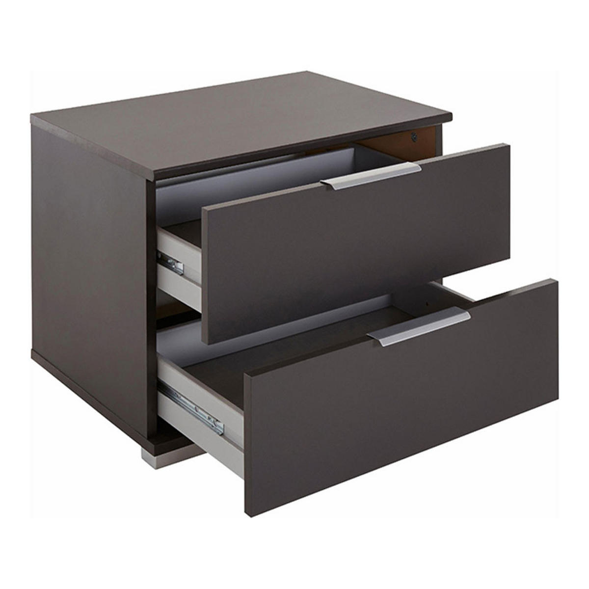 NACHTKONSOLE Easy Plus graphit 52 / 38 / 40cm - Graphitfarben/Grau, Holz/Holzwerkstoff (52/38/40cm) - Wimex