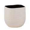 BLUMENTOPF AUDREY - Töpferei - Weiß - M - Ø 22,5 cm - Weiß, Keramik (22.5/20.5cm) - J-Line