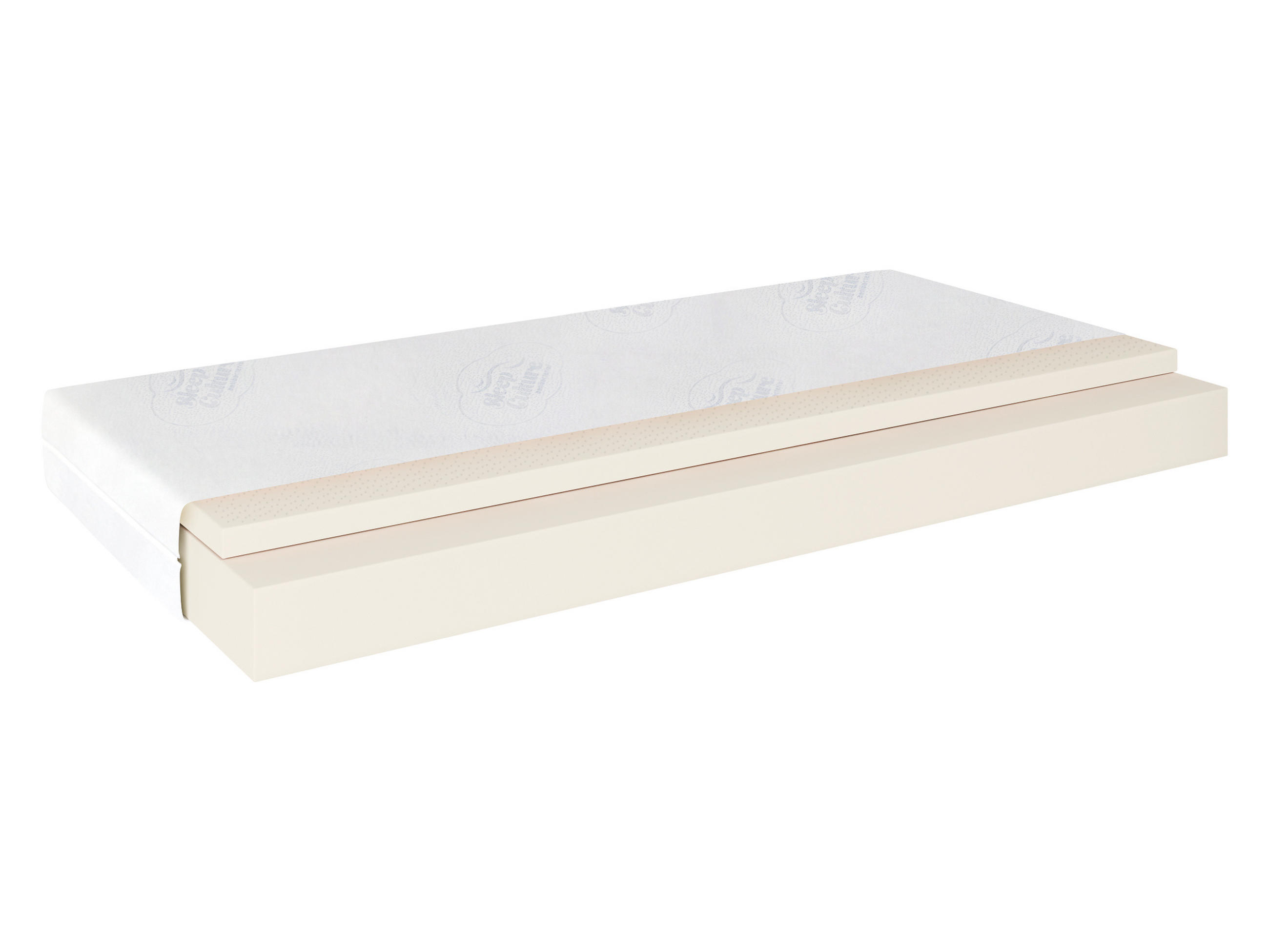 SCHAUMSTOFFMATRATZE Culture Latex 20 cm - H3 - Weiß, Textil (120/200cm) - MIRJAN24