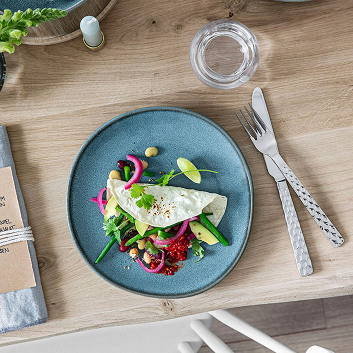 FRÜHSTÜCKSTELLER Lave Glacé ø 23 cm 6er Set - Türkis, Keramik (23cm) - like.Villeroy & Boch
