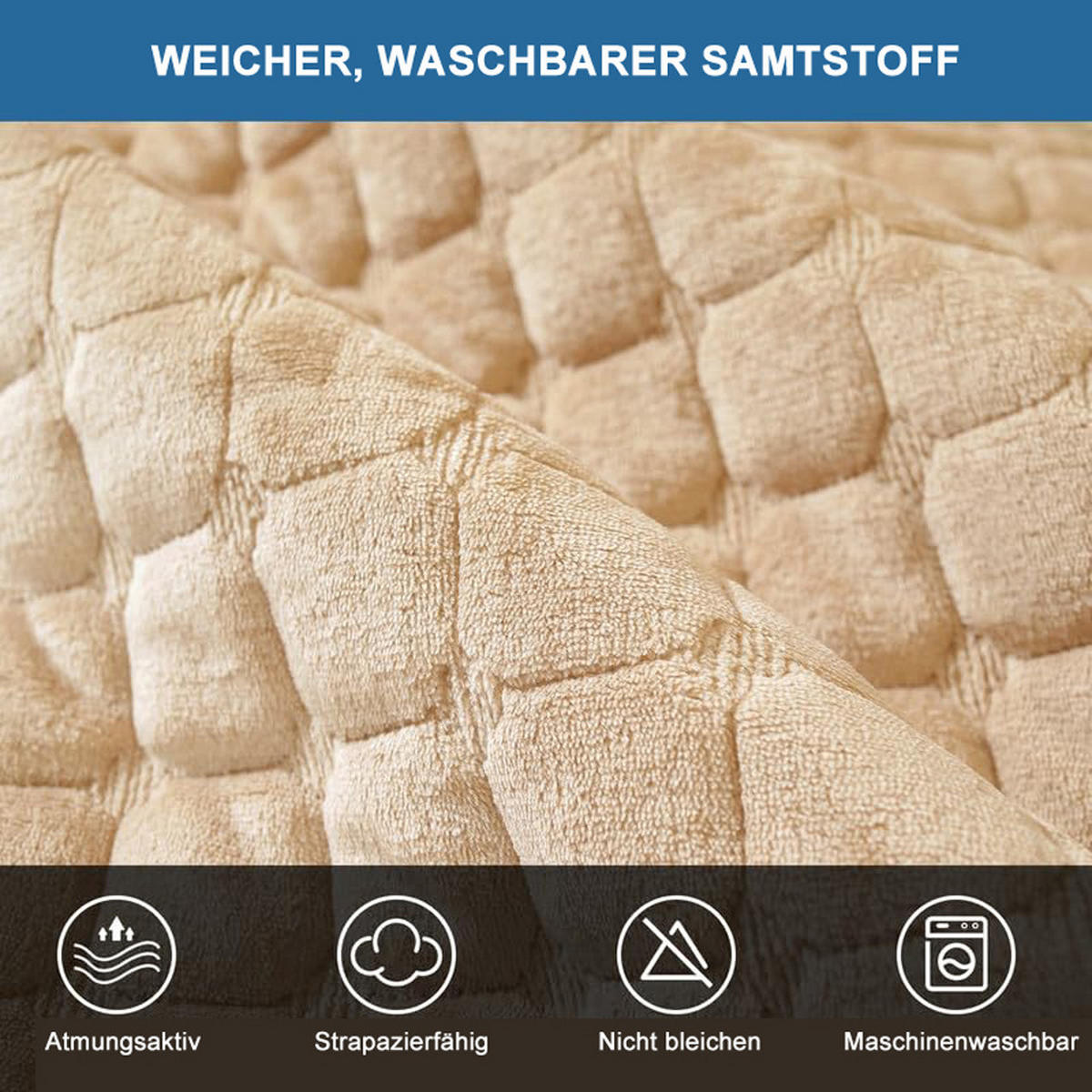SOFAÜBERWURF Beige 1 stück - Ecru, Textil (90/180cm) - Kaket