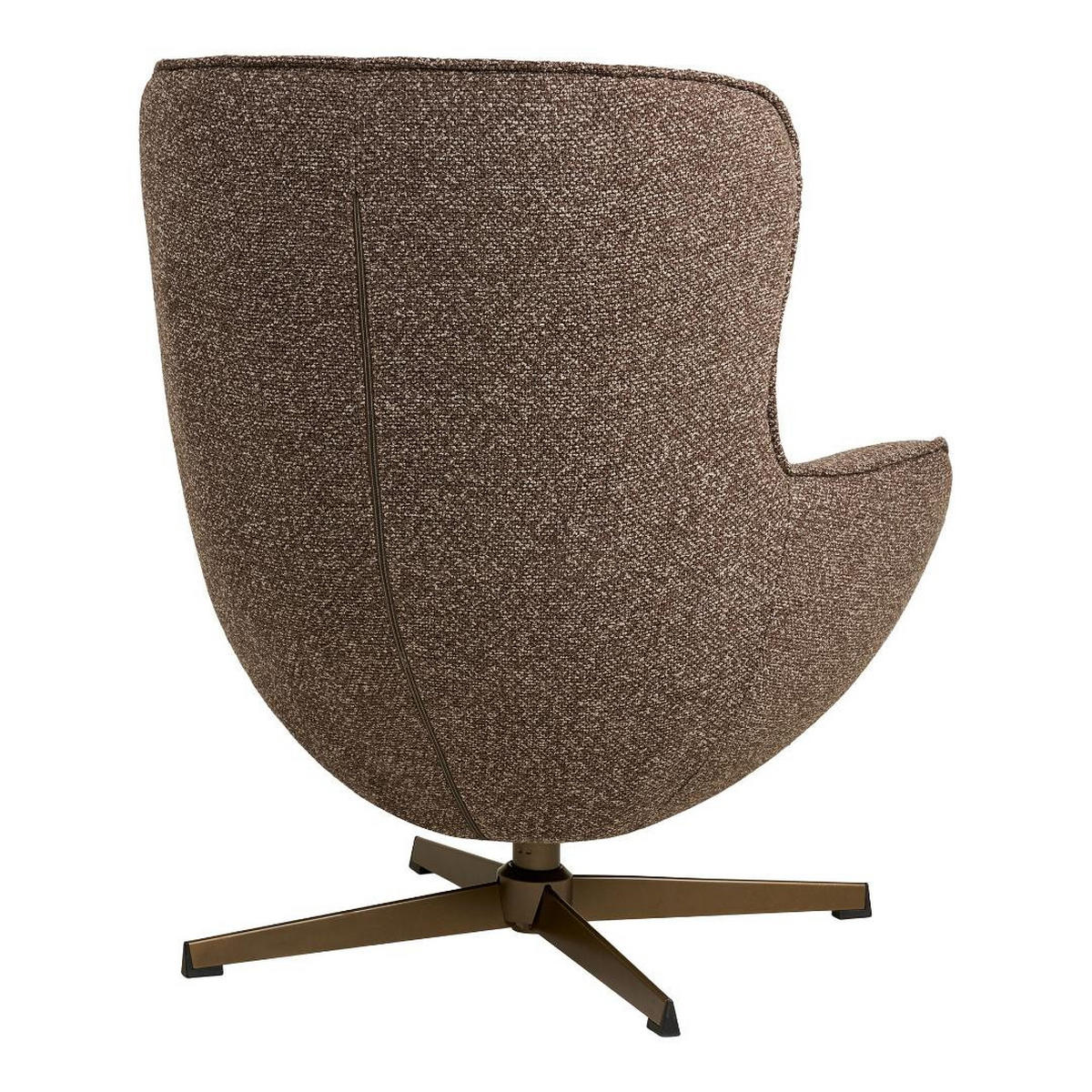 SESSEL, Signe, Braun, Polyester, 88 x 76 x 90 cm - Braun, Textil (88/90/76cm) - ebuy24