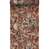 TAPETE figurative Motive 53 cm x 10.05 m - Rot, Papier (53/1000cm) - Origin Wallcoverings