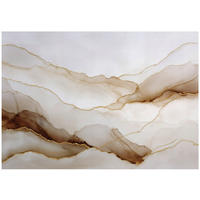 FOTOTAPETE Marmor Abstrakt Beige 350x250 cm - Multicolor, Papier (350/250cm) - Wallarena