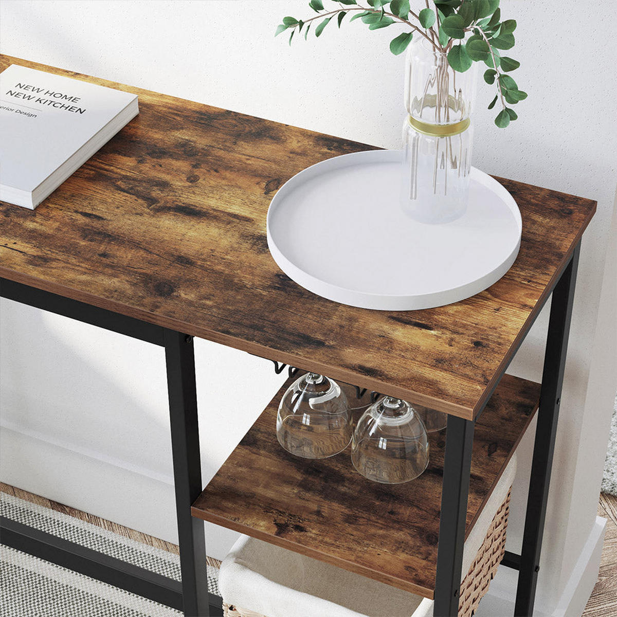 BARTISCH - Braun, Holzwerkstoff (110/40/90cm) - Hansiro