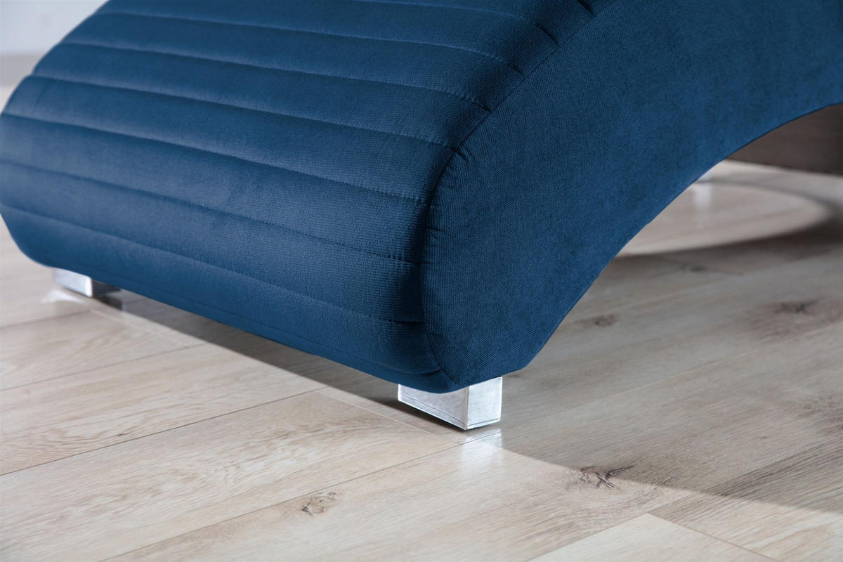 RELAXLIEGE Abramo In Kronos - Blau, Holzwerkstoff/Textil (73/80/170cm) - Fun Möbel