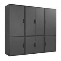 KLEIDERSCHRANK Der Grenzenlose - Anthrazit, Holzwerkstoff (210/187/58cm) - Mokebo