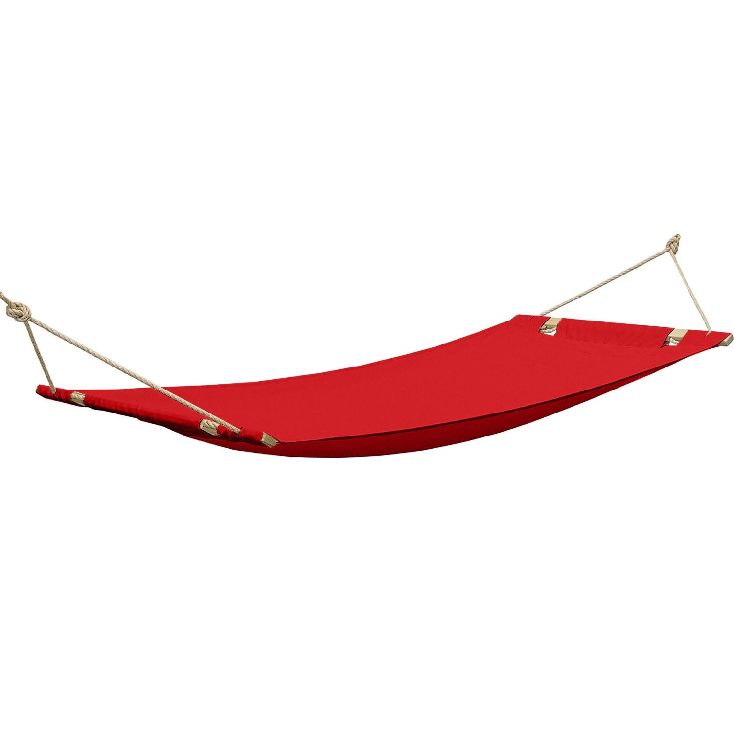 Konsimo® Hängematte Rot 360x4x110 cm