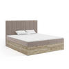 BOXBETT Doppelbett Jessen 140x200 cm Braun - Braun, Textil (140/200cm) - Fedve