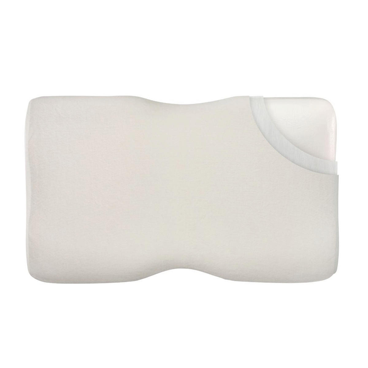 NACKENSTÜTZKISSEN, ERGONOMISCHES DUO 60/35 CM - Ecru, Textil (35/60cm) - INPHYSIO