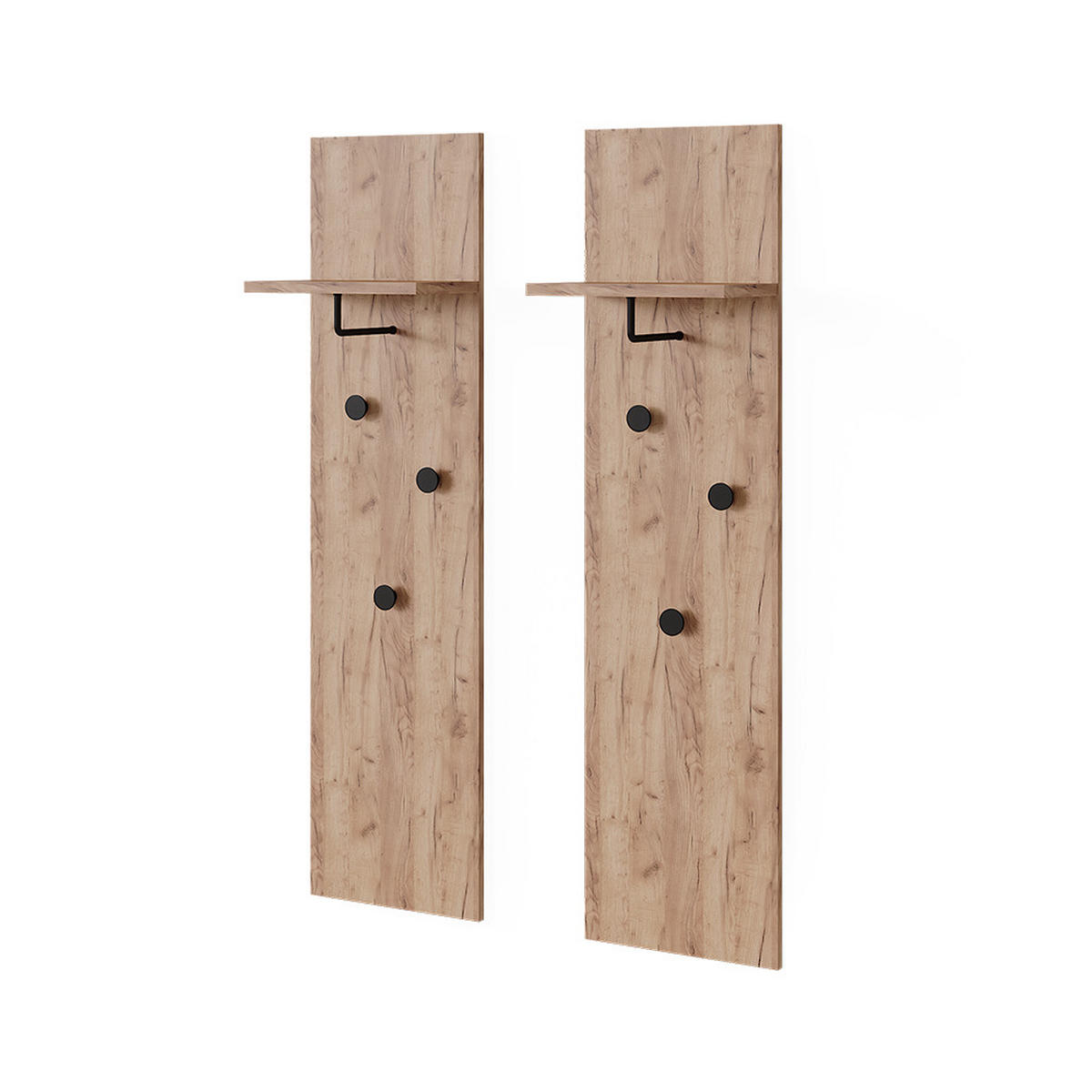 VĚŠÁK NA KABÁTY Siri Zlatý mocný dub - medově dubová, kompozitní dřevo (36/135/21.6cm) - Vicco