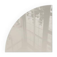 GLASPLATTE für Kamin 100x100 cm - Creme, Glas (100/100/0.4cm) - TULUP