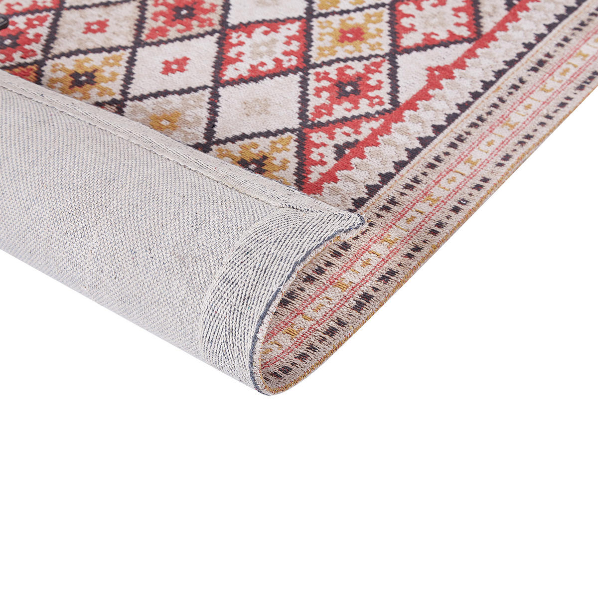 KURZFLOR-TEPPICH Anadag 230/160 cm - Beige, Textil (160/230cm) - Beliani