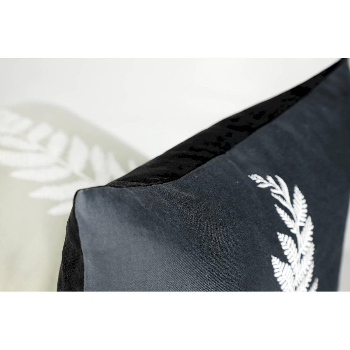 ZIERKISSENHÜLLE VIVA - Anthrazit, Textil (45/45cm) - Schöner Wohnen