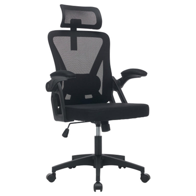 DREHSTUHL Ergonomisch Schwarz, höhenverstellbar & drehbar, Metall-Stoff-Bezug, 58 x 65 x 108 cm - Schwarz, Kunststoff (65/108/58cm) - Albatros