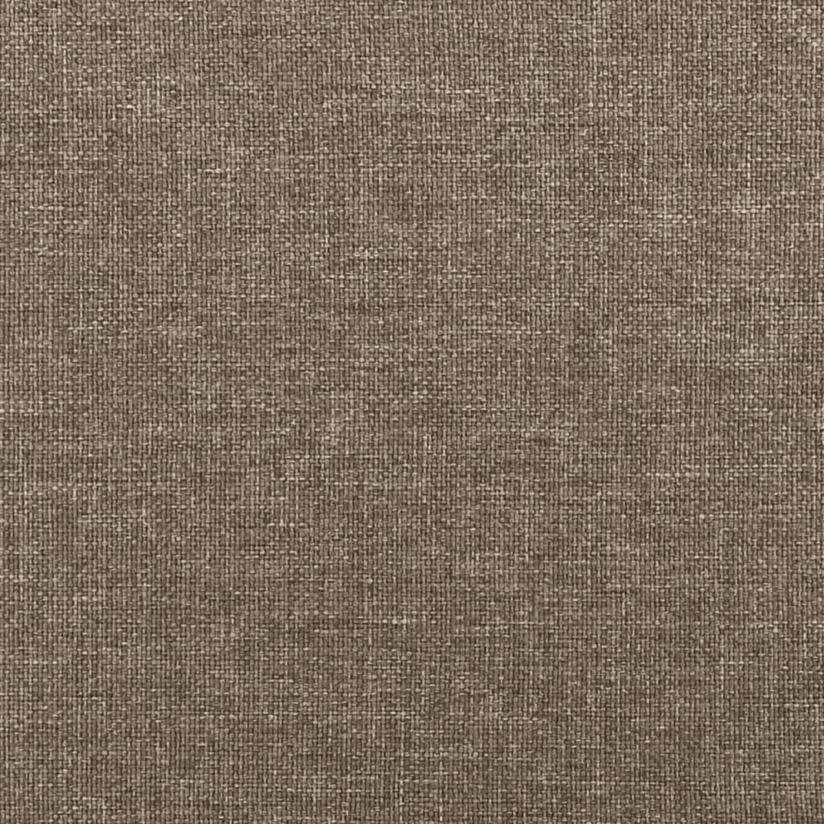 KOPFTEILE 2er set Taupe 100/5/78/88 Cm Stoff - Taupe, Textil (5/88/200cm) - vidaXL