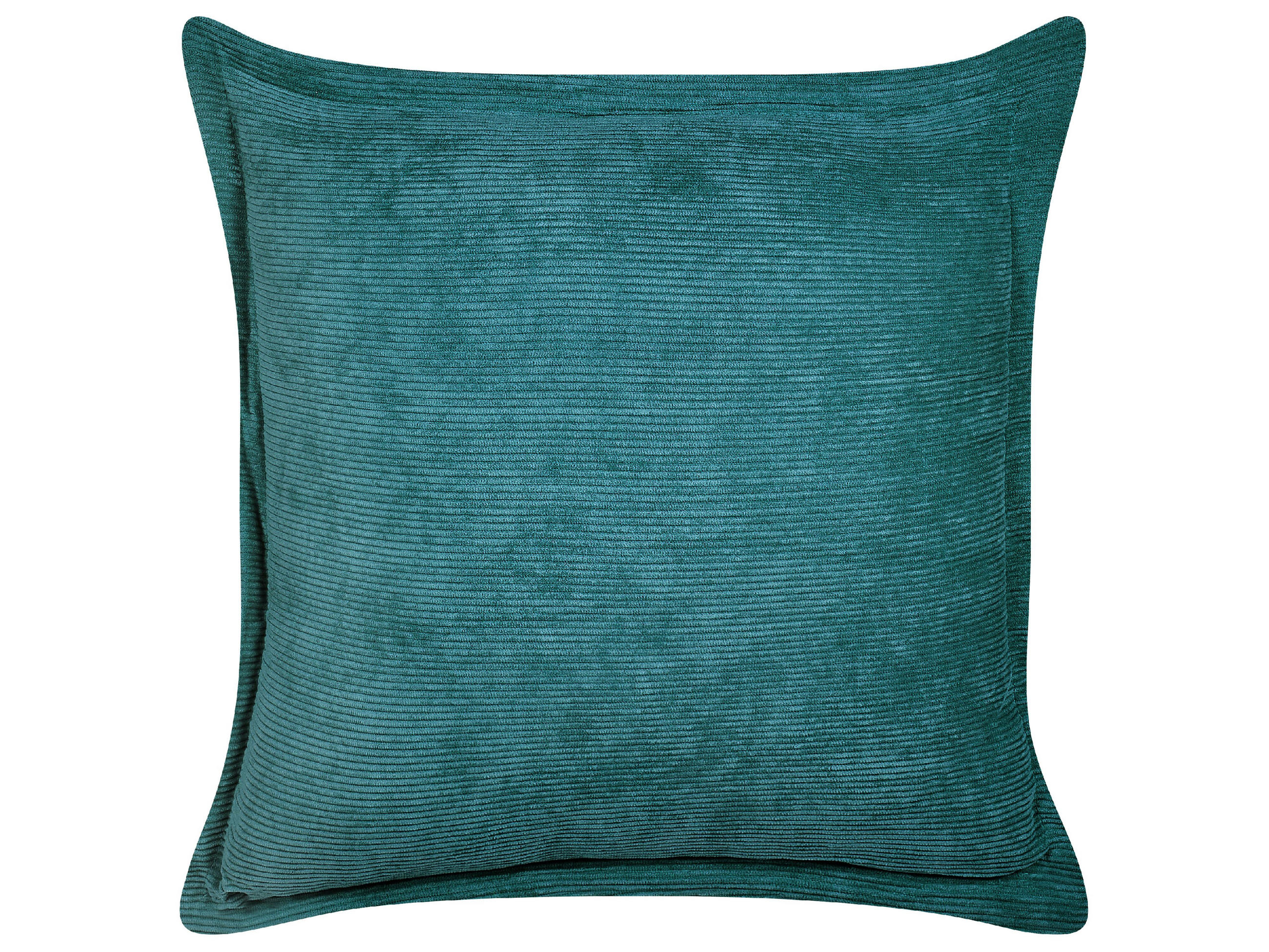 DEKOKISSEN CORD 2er-Set Blaugrün 43/43 cm Zinnia - Türkis, Textil (43/43cm) - Beliani