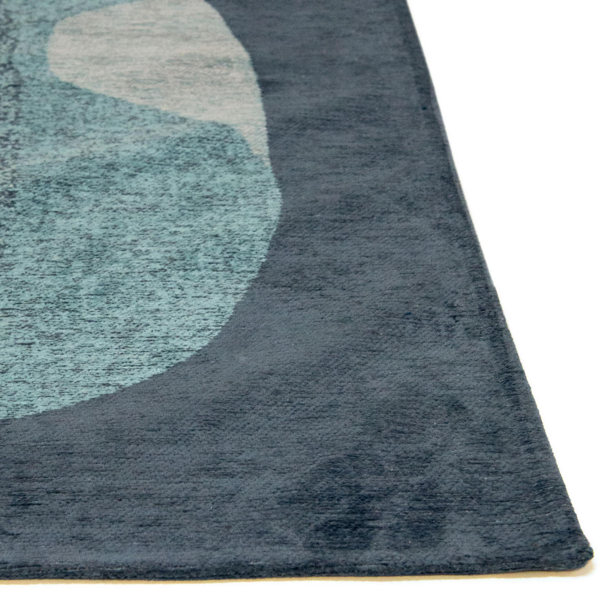 TEPPICH Poum Poum Clear Sky 170/240 cm - Blau, Textil (170/240cm) - Lola&Moi