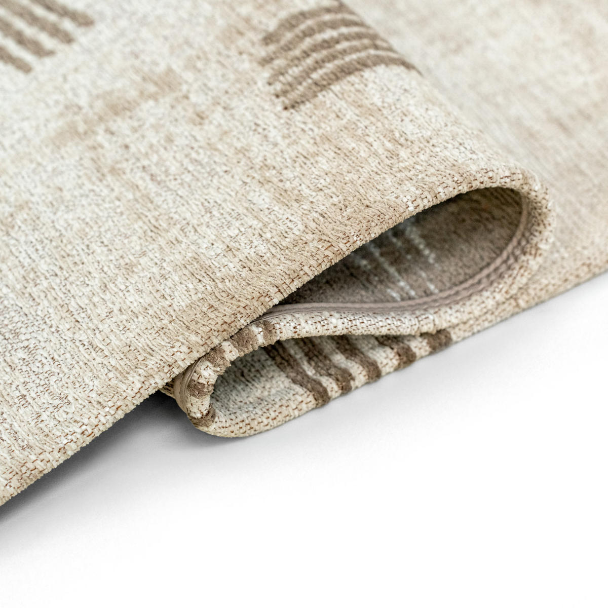 TEPPICH Dune Meditation Kanji 240/340 cm - Weiß, Kunststoff/Textil (240/340cm) - Louis De Poortere