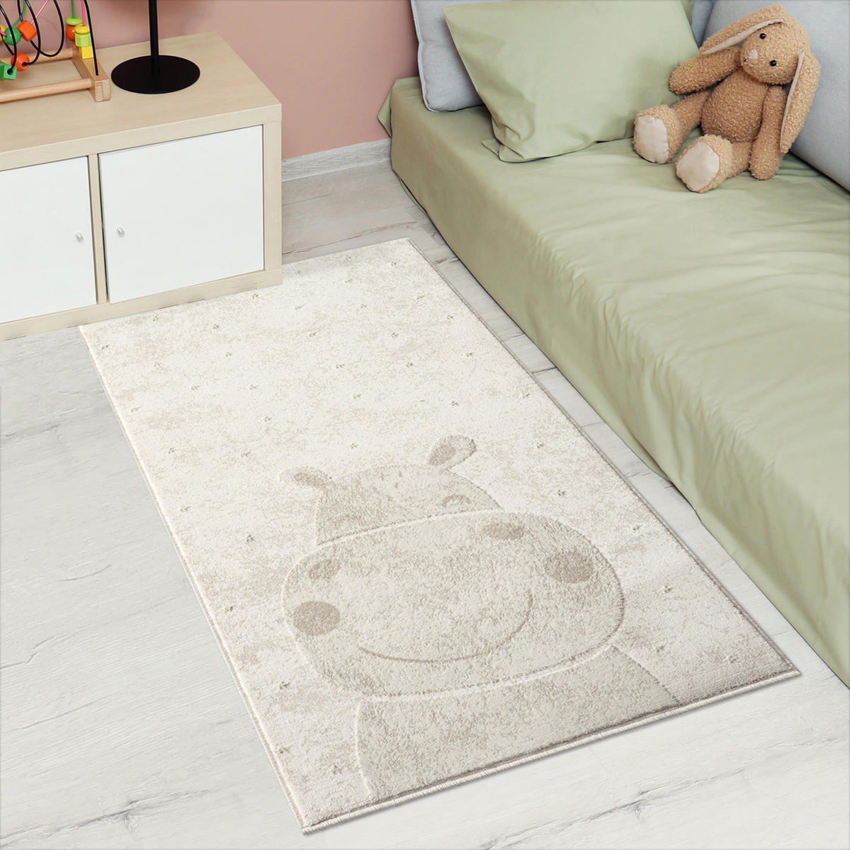 KINDERTEPPICH Mara 703 Creme 80x150 cm - Beige/Creme, Textil (80/150cm) - carpet city