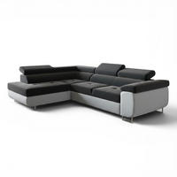 ECKSOFA Jade Mit Schlaffunktion - Grau, Holzwerkstoff/Textil (202/275cm) - Fun Möbel