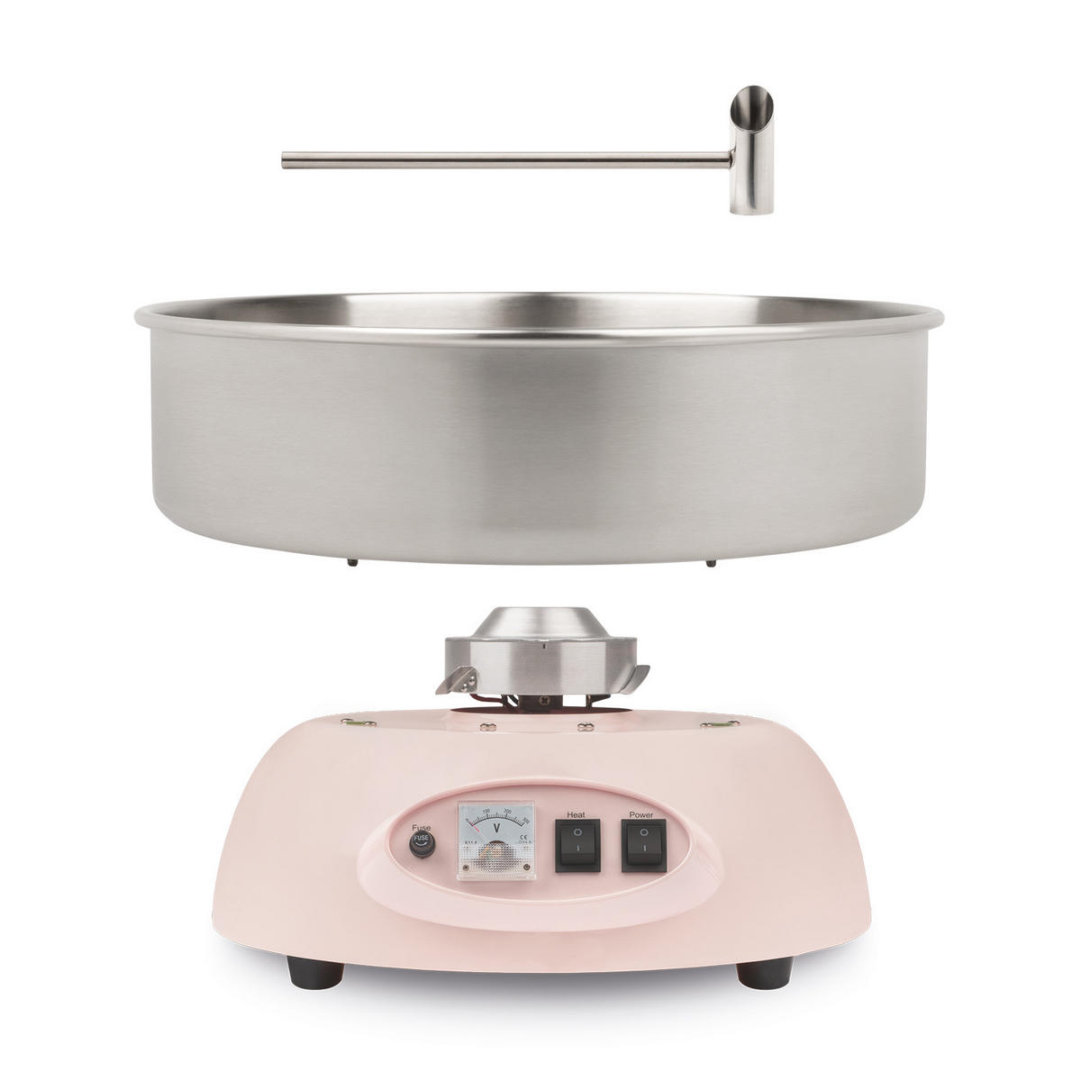 ZUCKERWATTEMASCHINE CIRCUS8 Rosa, Aluminium - Rosa, Metall (52/30/52cm) - HKoenig