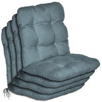 NIEDERLEHNER Flair NL 100x50x8cm Taubenblau (4tlg) - Blaugrau, Textil (50/100cm) - Beautissu 