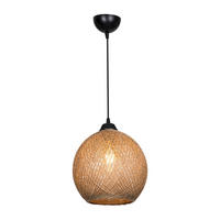 HÄNGELEUCHTE Lisburn - Beige, Naturmaterialien (22/22/65cm) - lux.pro
