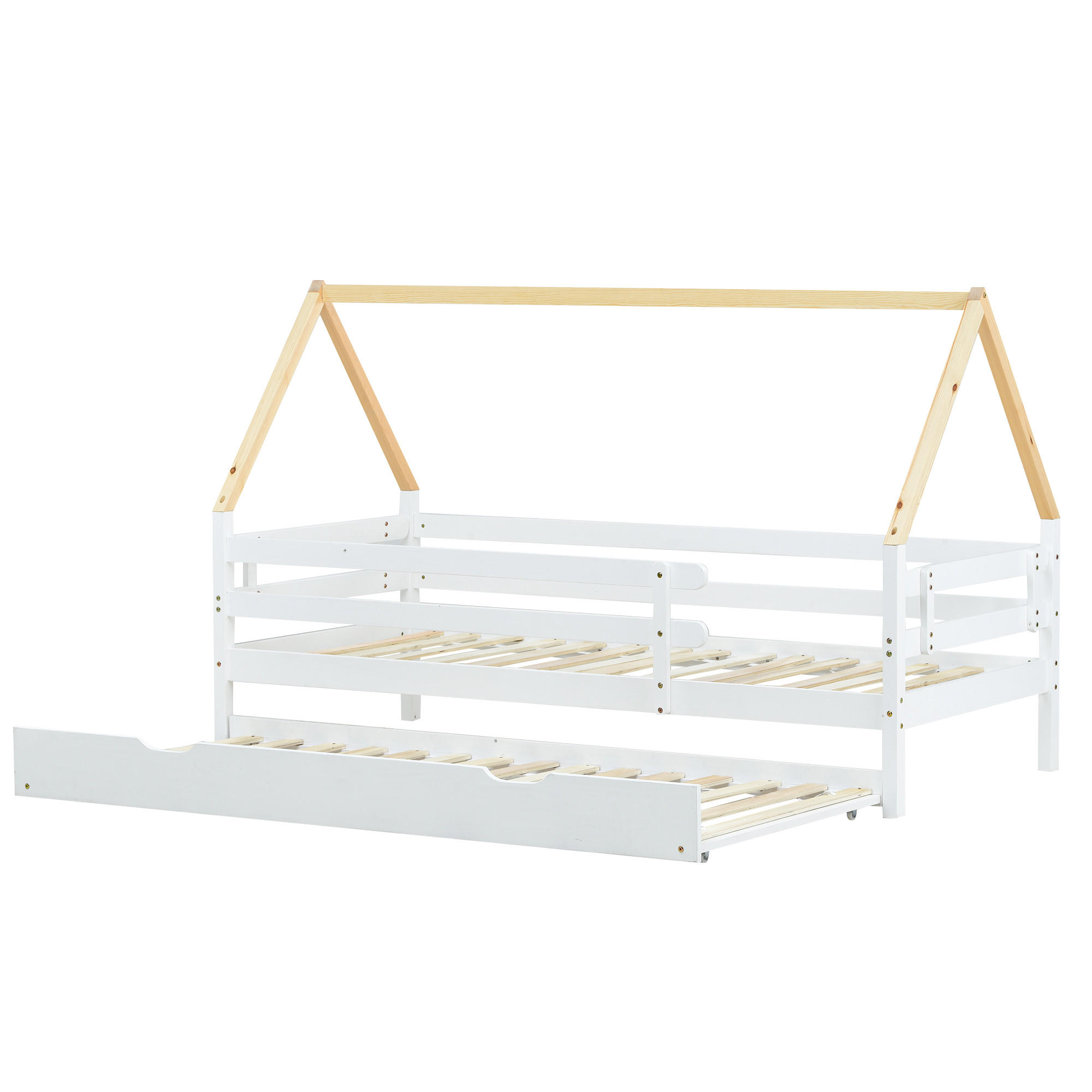 Luhomfu Hausbett Weiß 90x200 cm