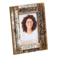 BILDERRAHMEN Dupla Portraitrahmen., 10x15 cm, creme/blau - Creme, Holzwerkstoff (17/22/1cm) - walther design