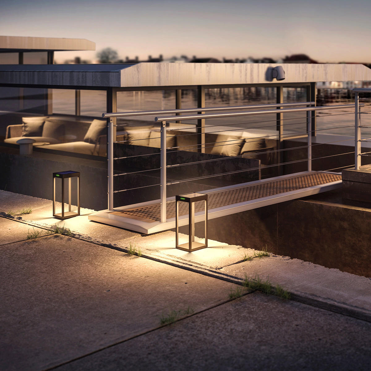 SOLARLEUCHTE RADIA schwarz - Schwarz, Kunststoff (14.5/14.5/35cm) - Lumisky