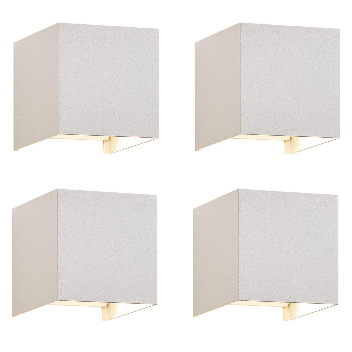 WANDLEUCHTE Radiance 11.5/11/11.5 cm - Weiß, Metall (11/11.5/11.5cm) - ZMH