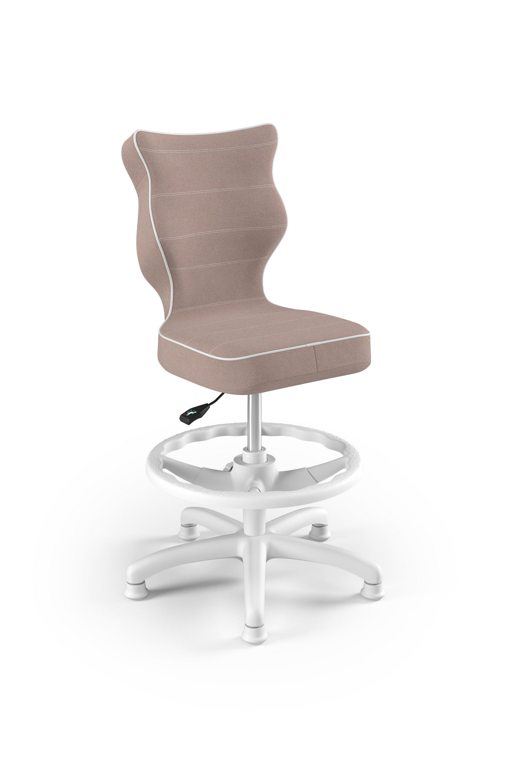 KINDERSTUHL Petit mit Fußstütze - Weiß, Textil (66/90/66cm) - RAUMHIRSCH FURNITURE