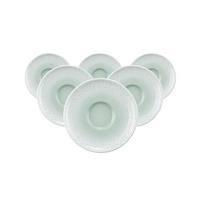 ESPRESSOUNTERTASSEN Sento Home Aura mint ø 12 cm 6er Set - Mintgrün, Keramik (12cm) - Seltmann Weiden