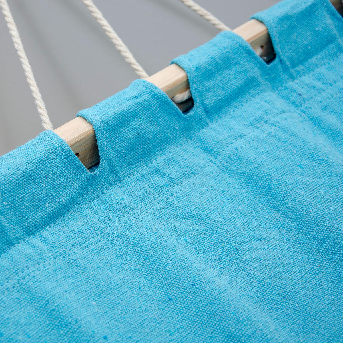 XXL-HÄNGEMATTE für 2 Personen bis 150kg, 200/120 cm, blau - Blau, Textil (120/2.5/200cm) - Amanka