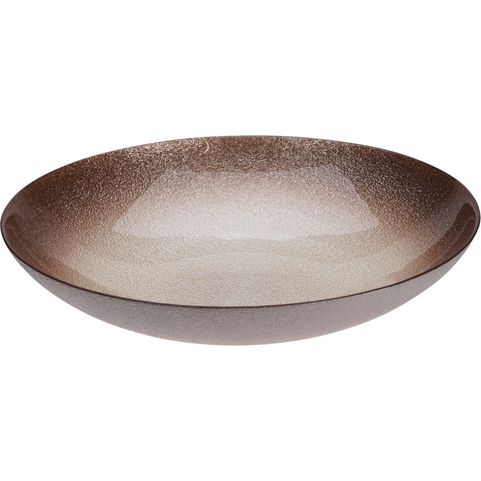 GLASSCHALE Beryt Ø 30 cm - Braun, Glas (30cm) - Home Styling Collection