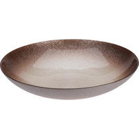 GLASSCHALE Beryt Ø 30 cm - Braun, Glas (30cm) - Home Styling Collection