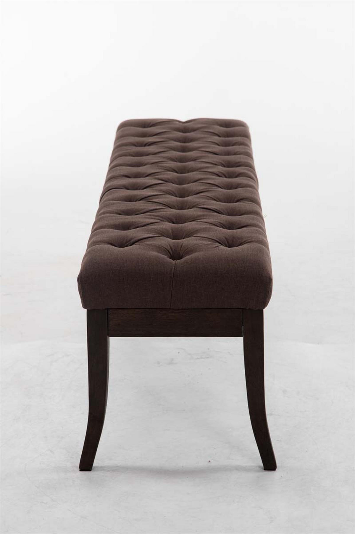 SITZBANK 150/38 cm Stoff Braun - Braun, Holz/Textil (150/46/38cm) - CLP