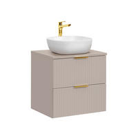 WASCHTISCH 60.6cm Adriel Beige - Beige, Holzwerkstoff (60.6/59/46cm) - Petits-meubles