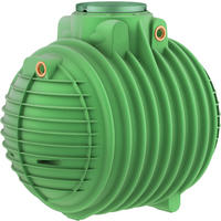 ERDTANK 3700 L inkl. Tankabdeckung - Grün, Kunststoff (165/195/244cm) - GARANTIA
