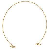 ROSENBOGEN DE-18319 280/60/258 cm, für Hochzeit & Events Gold - Goldfarben, Metall (280/258/60cm) - ComfortXL