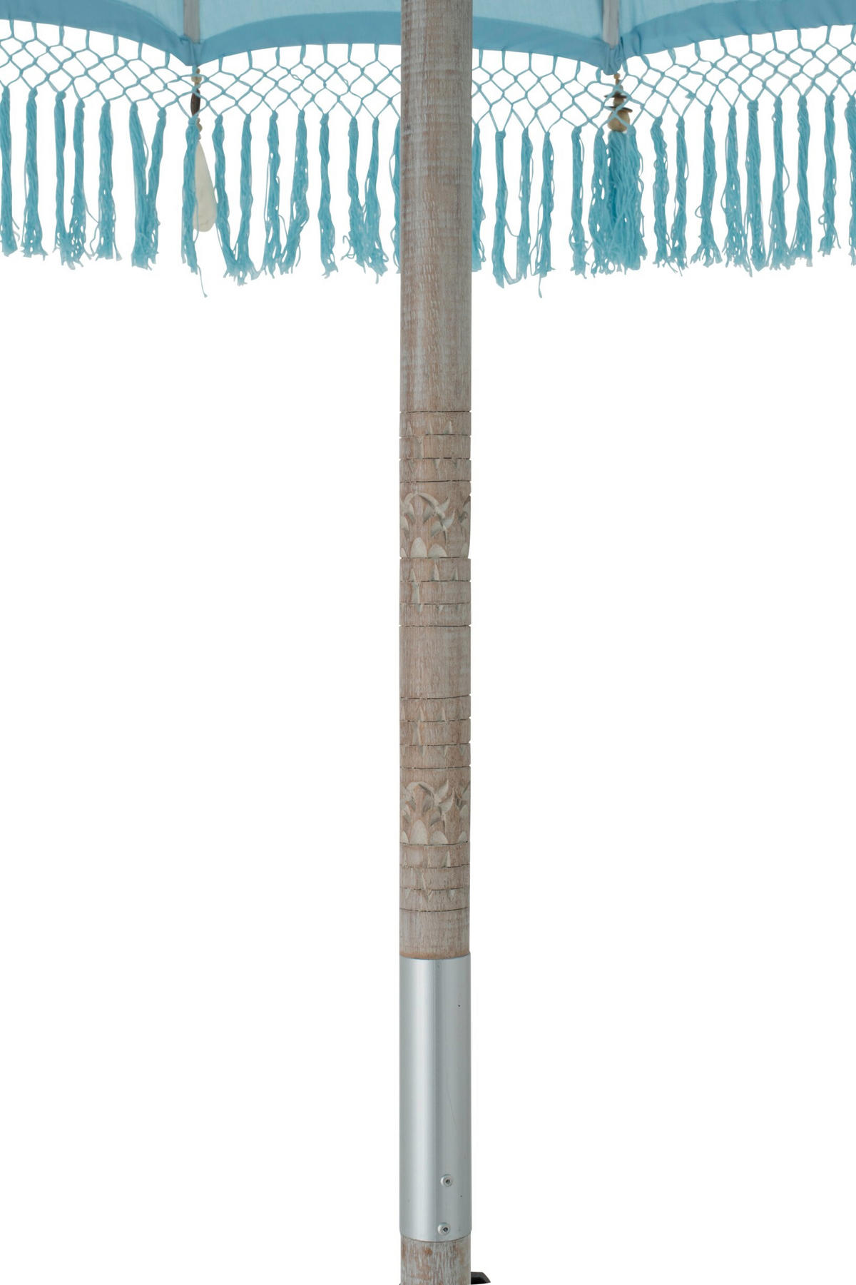 SONNENSCHIRM BOBBI Blau - Blau, Holz (200/200cm) - J-Line
