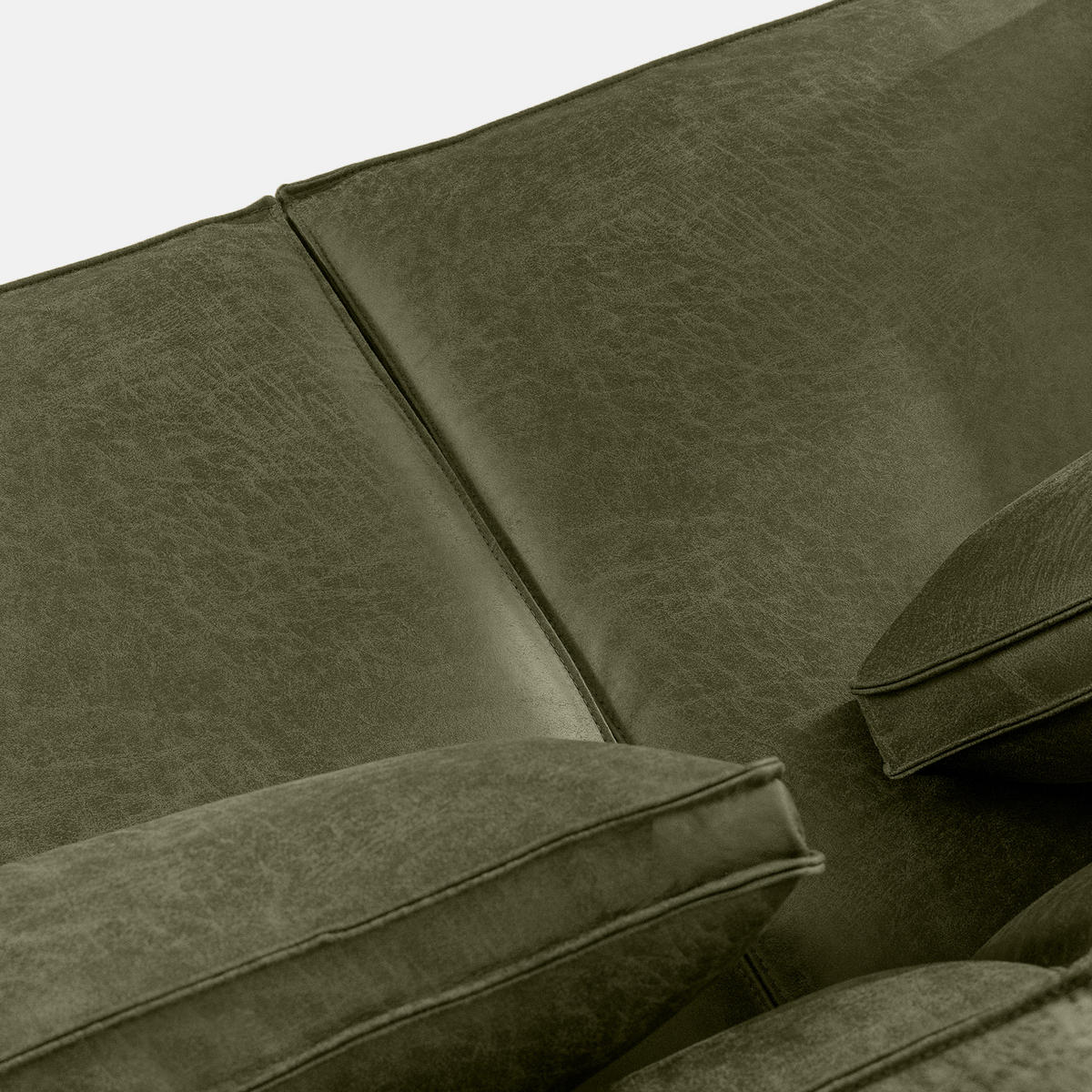 3-SITZER SOFA FEROX, Grün - Grün, Holz/Holzwerkstoff (240/73/96cm) - KONSIMO®