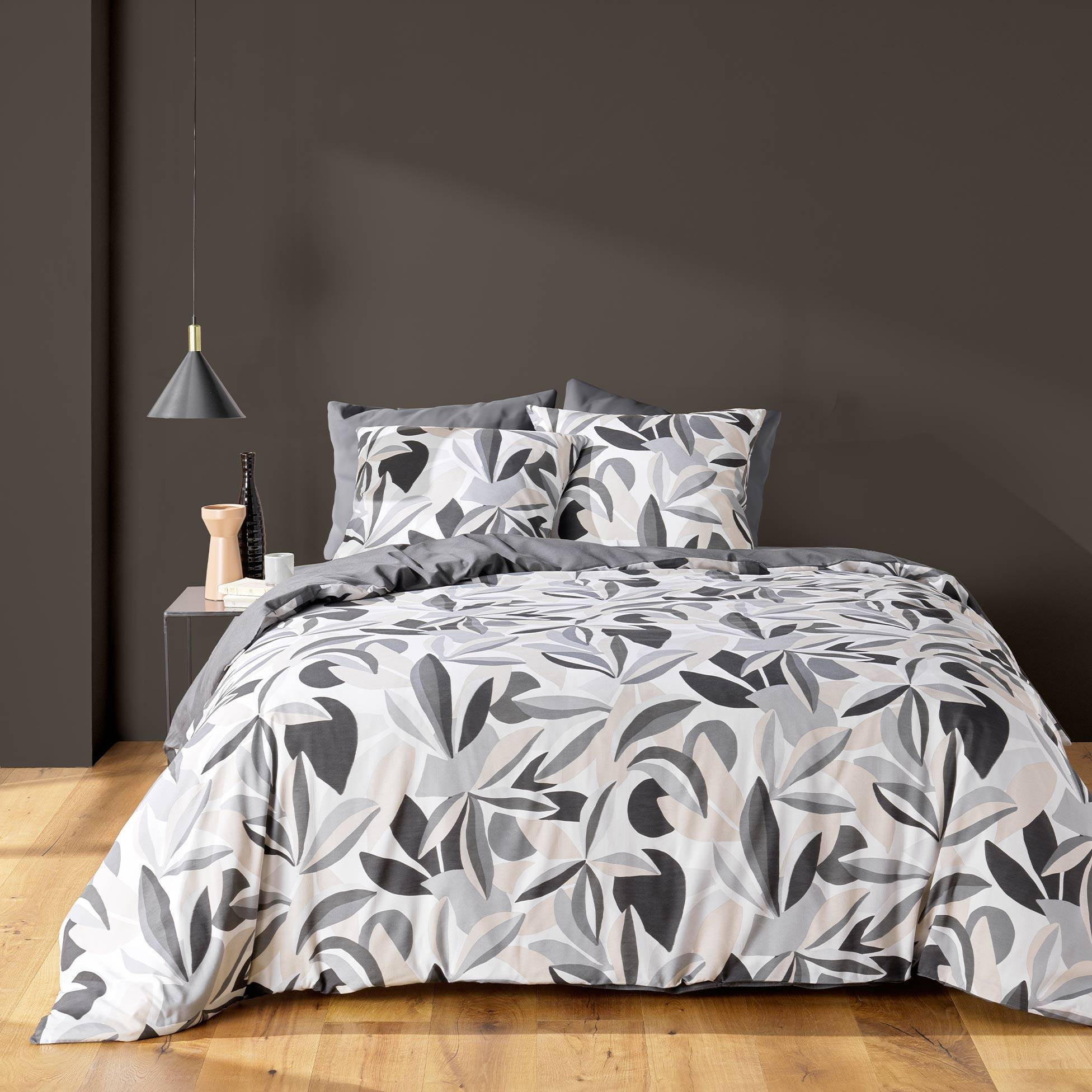 BETTWÄSCHE Lavinia grau 240/220 cm - Anthrazit, Textil (220/240cm) - Douceur d´intérieur