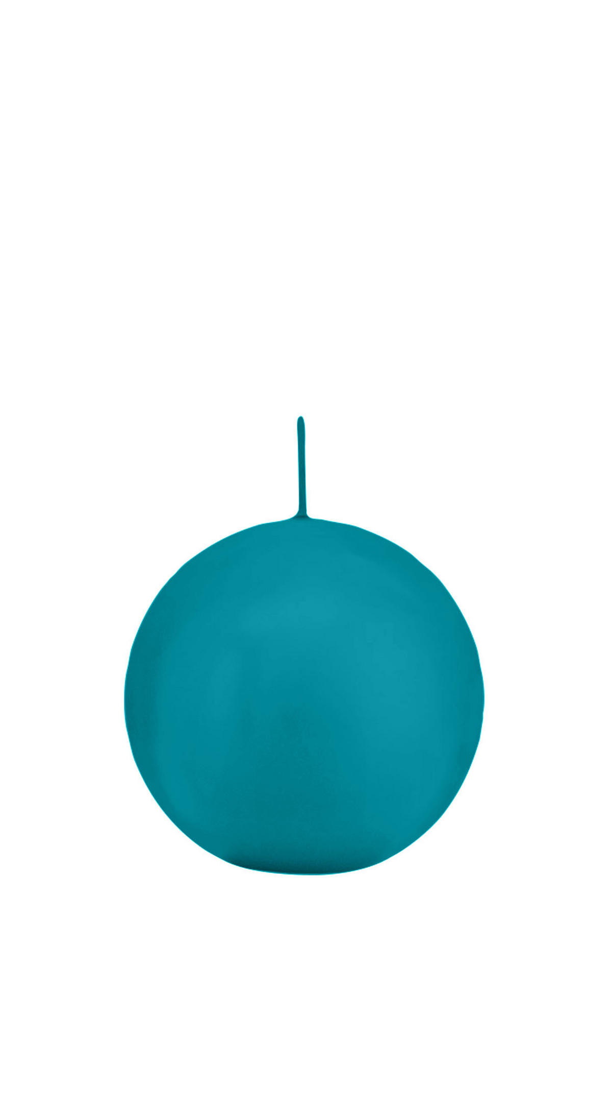 KUGELKERZEN Azurblau Ø 70 mm, 12 Stück - Hellblau, Paraffin (7/7/7cm) - Wiedemann Kerzen