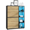 HIGHBOARD Cuba Türen in Eiche Natur - Eichefarben, Holzwerkstoff (79/105.5/35.5cm) - Vladon