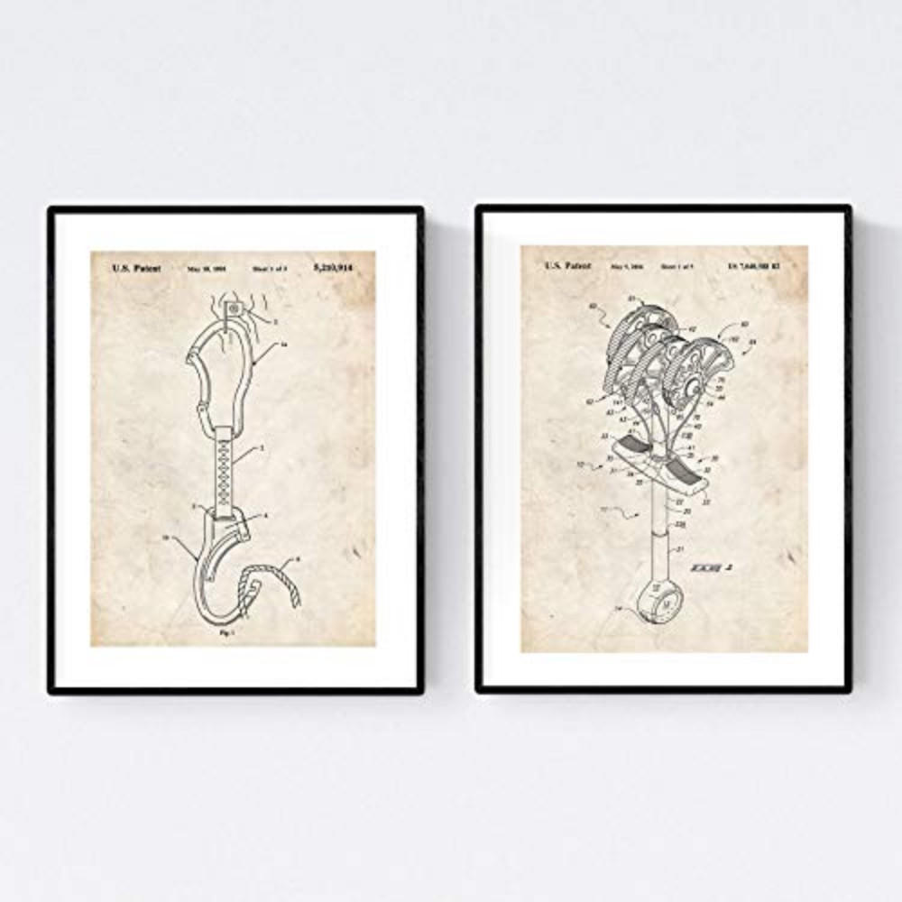 POSTER Set Mit 2 Klettern Pack A4 Rahmenlos - Klar, Papier (29.7/5/21cm) - Nacnic