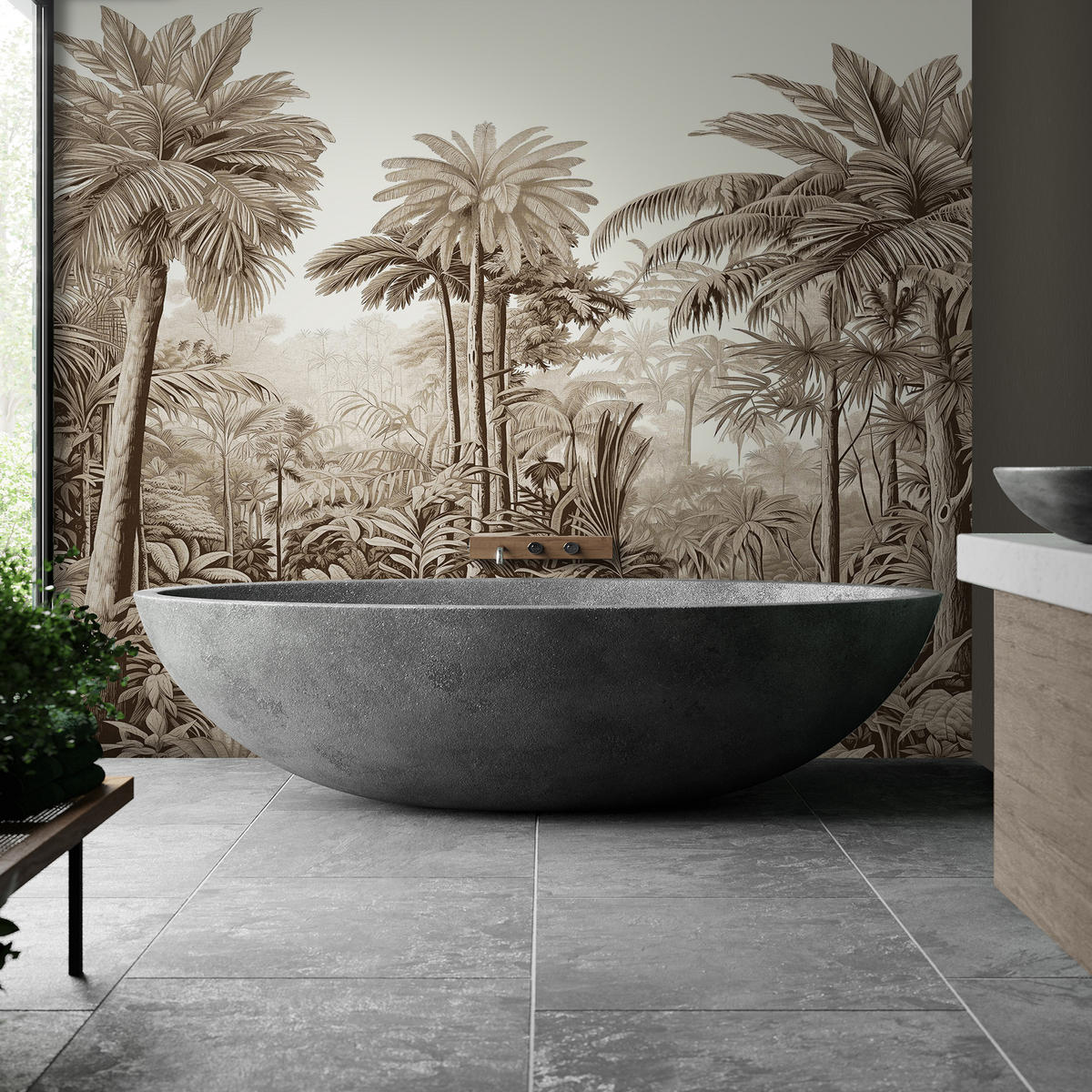 FOTOTAPETE Benmore Ridge - Beige, Papier/Kunststoff (250/400cm) - Graham & Brown