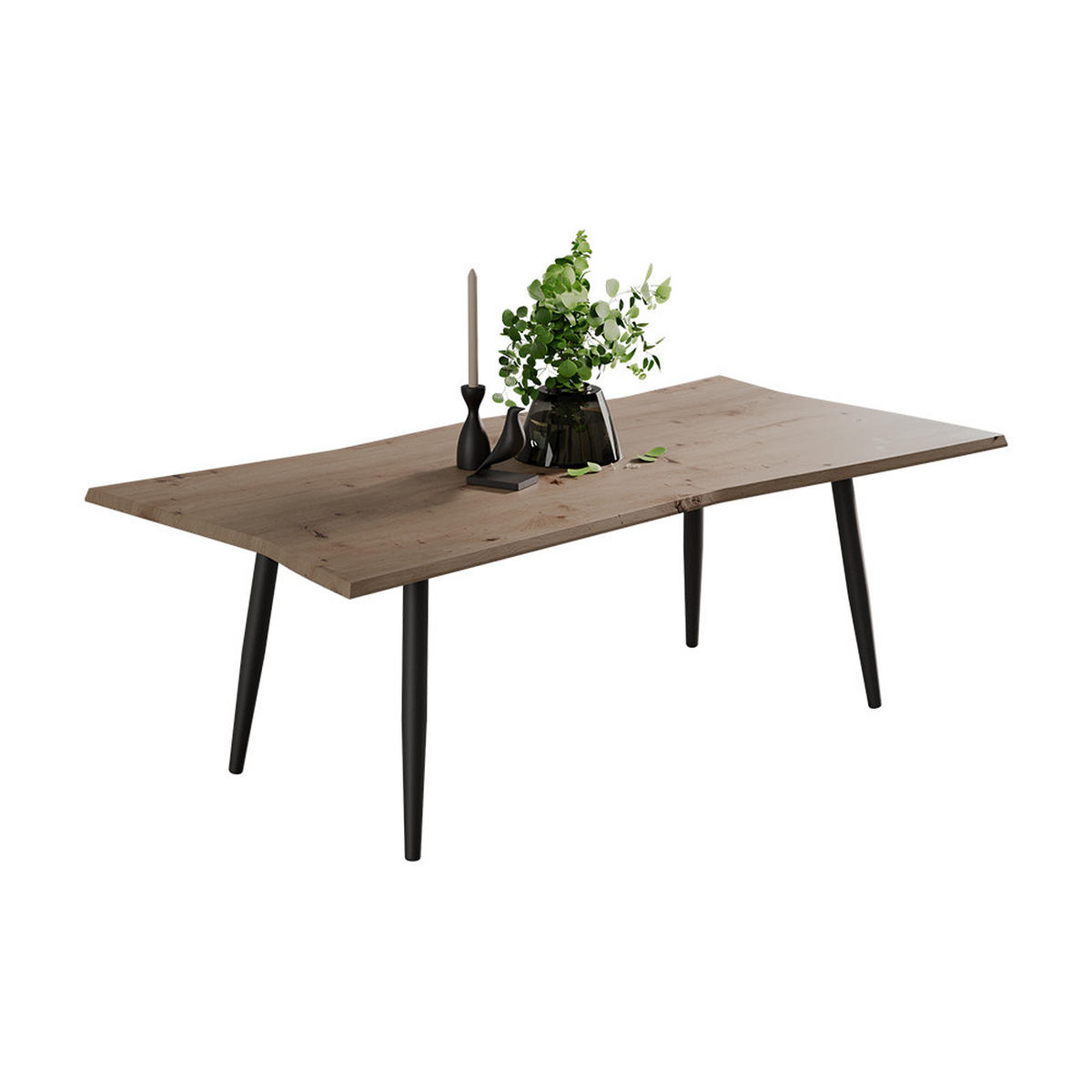 COUCHTISCH Yan Artisan 120 x 60 cm - Hellgrau, Holzwerkstoff (60/120/40cm) - Vicco